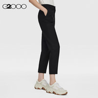 G2000【保暖科技】G2000女装FW24商场舒适弹性烟管裤九分裤西裤 中空纤维-黑色烟管裤27寸 30