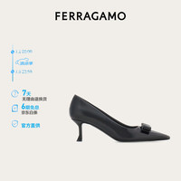 菲拉格慕(Ferragamo)女士黑色高跟鞋 0775935_1D _ 75/38码