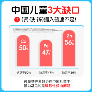 诺特兰德 钙铁锌直饮包口服液体三合一儿童4一17岁青少年成人婴0蔗糖0防腐剂0人工色素非咀嚼片儿 30粒/盒*6+1盒10粒+牛乳钙*2瓶