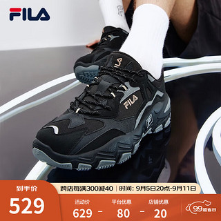 FILA 斐乐 掠夺者 2 男子跑鞋 F12M216132F-BM 黑/中灰 40.5