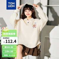 唐狮 TONLION2024早秋女长袖POLOTB 米白 S