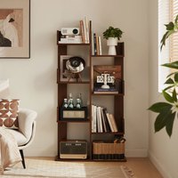 林氏家居实木书架落地置物架客厅收纳书柜子靠墙2024林氏木业LS560Y1 【0.8m】仙人掌书架