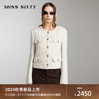                                     MISS SIXTY2024秋季小香风外套女奢雅气质圆领...