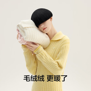 蕉内 绒绒503H 半边绒保暖 女士家居服套装 开心果绿 XL