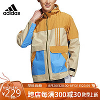 阿迪达斯 （adidas）防风休闲时尚潮流外套防风透气舒适外套HN2427 A/M码