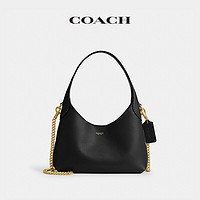 COACH 蔻驰 女士BROOKLYN 23号单肩包斜挎包黑色 枫叶色