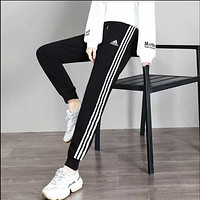 adidas 阿迪达斯 夏季薄款裤子女裤运动休闲训练长裤小脚裤尺码偏小