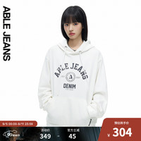 ABLE JEANS 24冬季美式复古连帽卫衣888066 山矾【9月11日前】 S