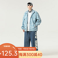 凡客诚品（VANCL）休闲宽松双面穿夹克228201TM 湖蓝 2XL