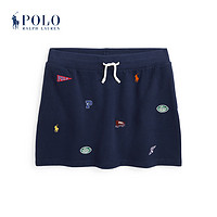 Polo Ralph Lauren 拉夫劳伦 女童 24年秋刺绣图案半身裙RL42177 410-深蓝色 S