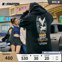 STARTER【24秋新】STAPLE联名卫衣百搭运动休闲男女同款连帽长袖上衣 黑色 XL