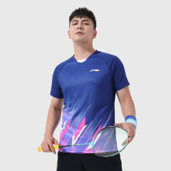 lining李宁lining李宁羽毛球服新款上衣aayt537