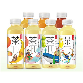 NONGFU SPRING 农夫山泉 茶π茶派500ml*12瓶装蜜桃乌龙柠檬红茶西柚茉莉果味饮料