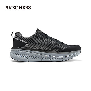 斯凯奇（Skechers）男款运动跑步鞋220841 黑色/灰色/BKGY 43