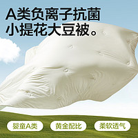 网易严选A类母婴级负离子抗菌大豆被 【加厚冬被】山茶绿10%大豆 220*240cm