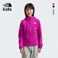 THE NORTH FACE北面童装Glacier男女儿童保暖抓绒外套连帽户外24年|8AZK 1I7/紫色 140cm M(140/68)