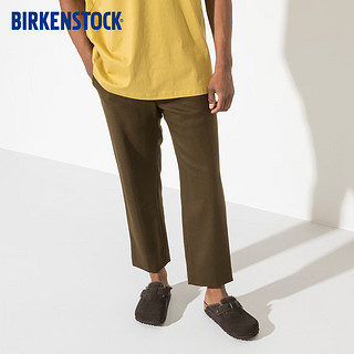 BIRKENSTOCK勃肯毛毛鞋外穿男女同款软木拖鞋Boston shearling系列 棕色女款1020529 35