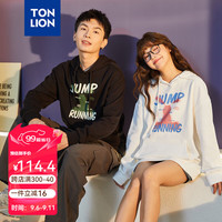唐狮 TONLION情侣卫衣2024春秋冬装新款男女连帽情侣装宽松休闲慵懒风卫衣