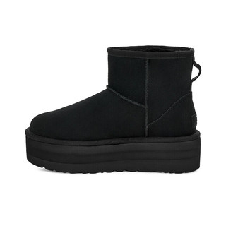 UGG 女士休闲舒适经典纯色厚底保暖迷你时尚短靴雪地靴 1134991