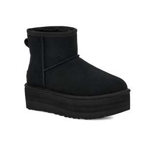 UGG 女士休闲舒适经典纯色厚底保暖迷你时尚短靴雪地靴 1134991