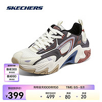 SKECHERS 斯凯奇 机甲鞋丨秋季男款厚底增高复古休闲鞋耐磨老爹鞋