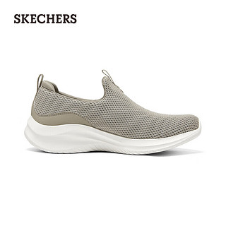 斯凯奇（Skechers）女士一脚蹬休闲鞋117572 灰褐色/TPE 38.5