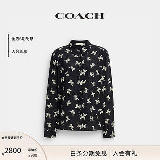 蔻驰（COACH）女士衬衣外套 黑色 04