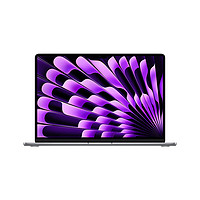 Apple 苹果 AI笔记本/2024MacBookAir 15英寸 M3(8+10核)8G2T深空灰电脑Z1BQ00022