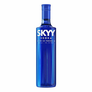 SKYY 深蓝 伏特加 SKYY VODKA伏特加 原瓶进口洋酒烈酒基酒 750mL 1瓶