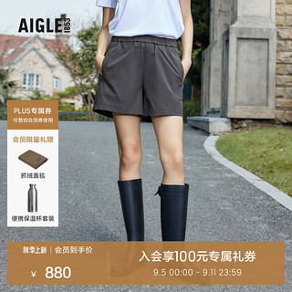 AIGLE 艾高 2023年夏季新品ACS23WBOT008女士DFT吸湿排汗短裤裤装 碳纤灰 AS571 36(160/70A)