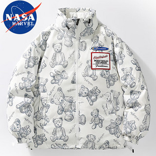 NASA MARVEL 官方联名轻薄羽绒服  2206白色