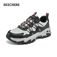 斯凯奇（Skechers）2024男女复古老爹鞋户外徒步运动鞋237421 黑色/橘色/BKOR 42