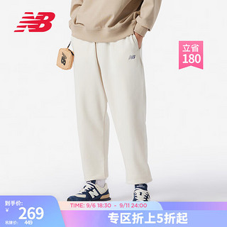 new balance 24男款舒适百搭系带休闲针织束脚运动长裤 LIN AMP41519 L