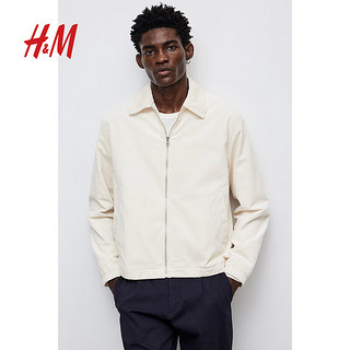 H&M2024秋季男装标准版型外套1234637 海军蓝 175/108