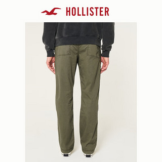 HOLLISTER24秋美式宽松休闲直筒工装运动长裤 男 KI330-4118 绿色 XXL (185/104A)