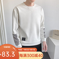 凡客诚品（VANCL）时尚百搭休闲卫衣221123TM 白色 2XL