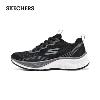 斯凯奇（Skechers）男童运动鞋休闲时尚复古潮流百搭舒适403951L 黑色/炭灰色/BKCC 38码