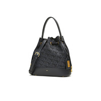 他她（TATA）2024冬时尚休闲水桶包女X3377DX4 兰黑/黑 F