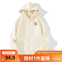 班尼路2024新款ins卫衣女春秋oversize连帽外套韩版开衫宽松上衣