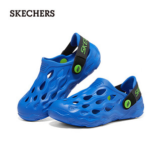 斯凯奇（Skechers）季儿童鞋男洞洞鞋一脚蹬406446L 蓝色/BLU 28.5码