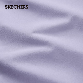 斯凯奇（Skechers）2024年秋季男女款保温柔软舒适防污P424W148 浅紫色/047U XXL