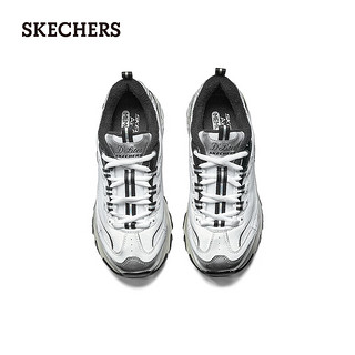 斯凯奇（Skechers）2024女款老爹鞋复古配时尚百搭150245 WBKS/WBKS 39