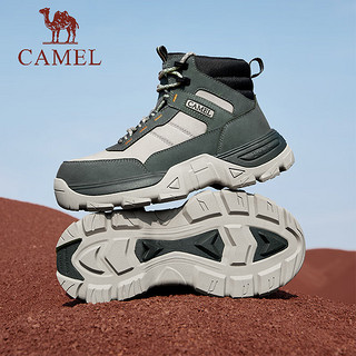 骆驼（CAMEL）【指南针】户外工装靴2024冬季撞色凭借软弹舒适越野休闲男鞋 G14W171671 沙漠黄 41