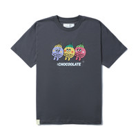 :CHOCOOLATE 饰 logo 卡通印花 T 恤