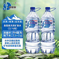 泉阳泉 吉林长白山 天然矿泉水弱碱饮用水 2L*6