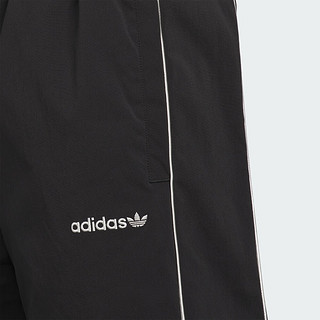 adidas唐老鸭卡通印花简约运动短裤男大童儿童夏季阿迪达斯三叶草 黑色 146CM