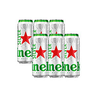 88VIP：Heineken 喜力 星银啤酒 500ml*3罐*2组