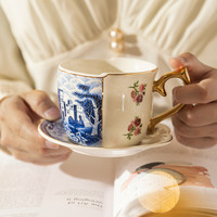 摩登主妇陶瓷咖啡杯礼盒装高档精致杯碟下午茶杯子