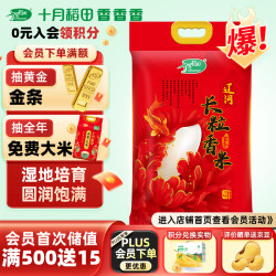 SHI YUE DAO TIAN 十月稻田 辽河长粒香大米 5kg 1袋