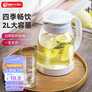 TiaNXI 天喜 凉水壶 2L 白色